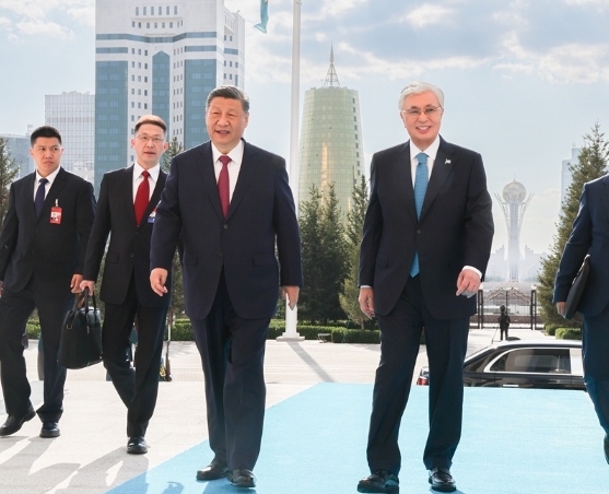 习近平同哈萨克斯坦总统托卡耶夫会谈5